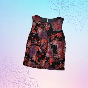 WHITE STAG Sleeveless Floral Blouse